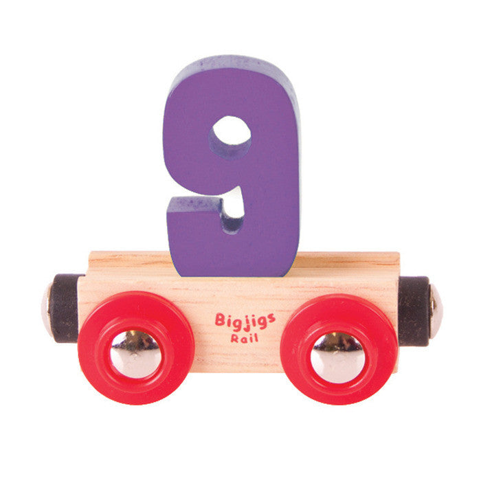 BigJigs BR139 - Rail Name No.9 (Colors Vary) - MrMuffin'sTrains