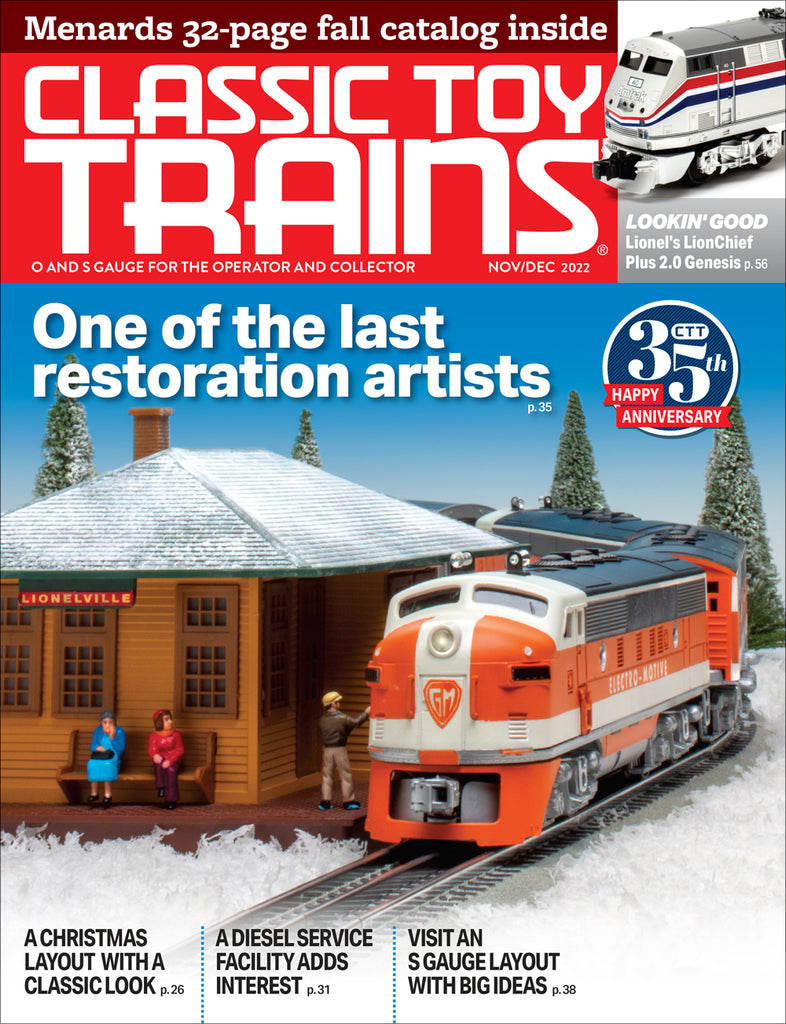 Classic Toy Trains Magazine Vol.35 Issue 06 Nov Dec 2022 MrMuffin sTrains