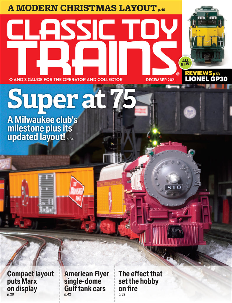 Classic Toy Trains Magazine Vol.34 Issue 08 December 2021