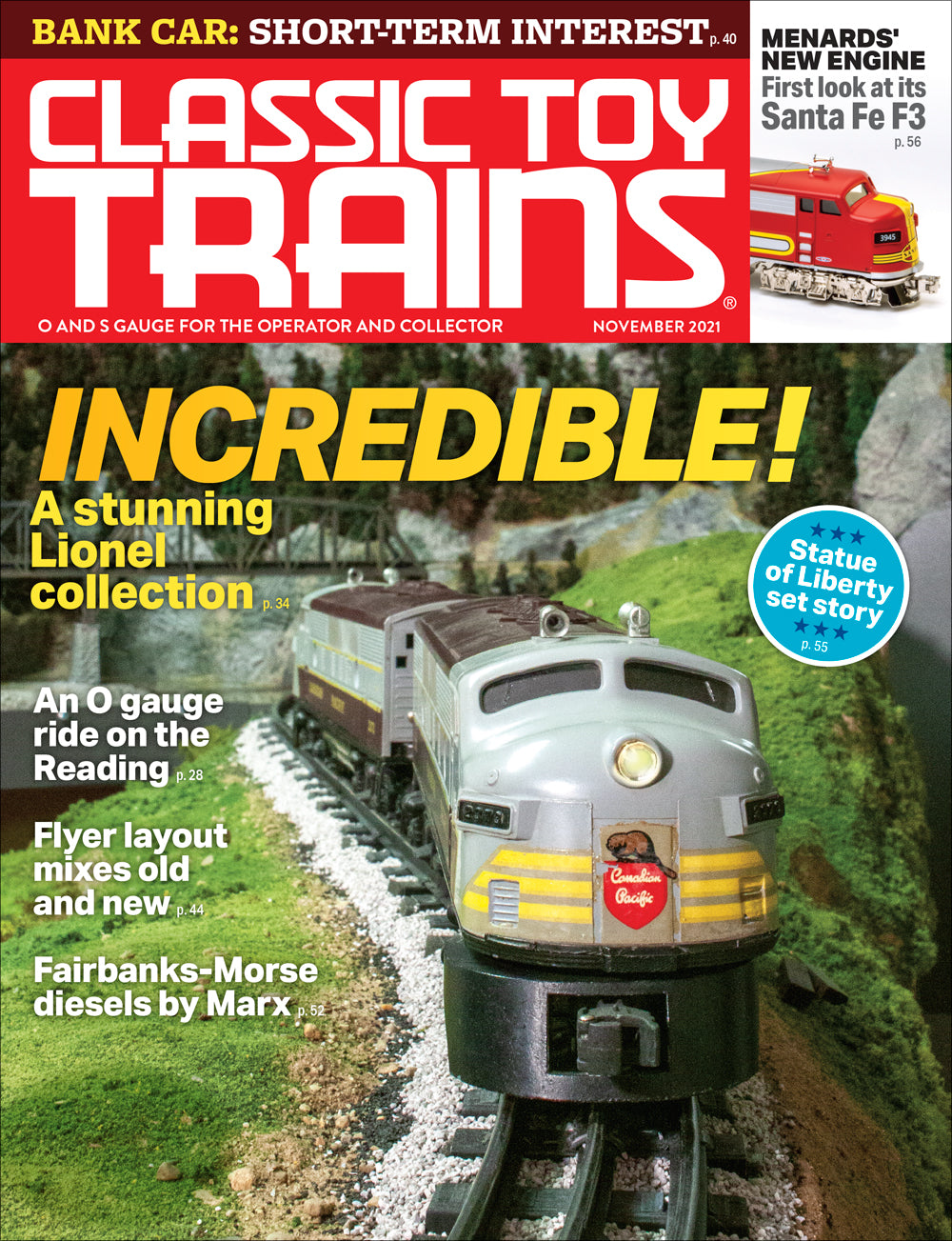 Classic Toy Trains - Magazine - Vol.34 - Issue 07 - November 2021