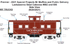 MTH 20-91745 - Steel Caboose (Center Cupola) "Lackawanna" #896 - Custom Run for Public Delivery Track & MrMuffin'sTrains