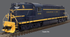 Atlas O 20020019 - Trainman - RSD-7/15 Locomotive "Chesapeake & Ohio" #6801