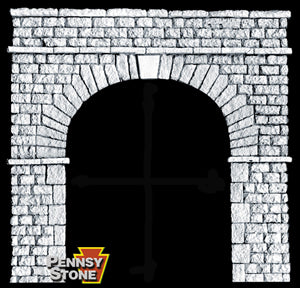 Atherton Scenics 6161 - "Pennsy" Single Cut Block Portal