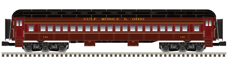 Atlas O 3007044 - 70' Madison Heavyweight Passenger Car "Gulf Mobile & Ohio" (4-Car)