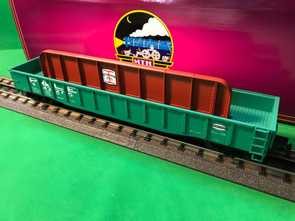 MTH 20-95371 - Premier - Gondola Car "Pittsburgh & Lake Erie" w/ Bridge Girder - MrMuffin'sTrains