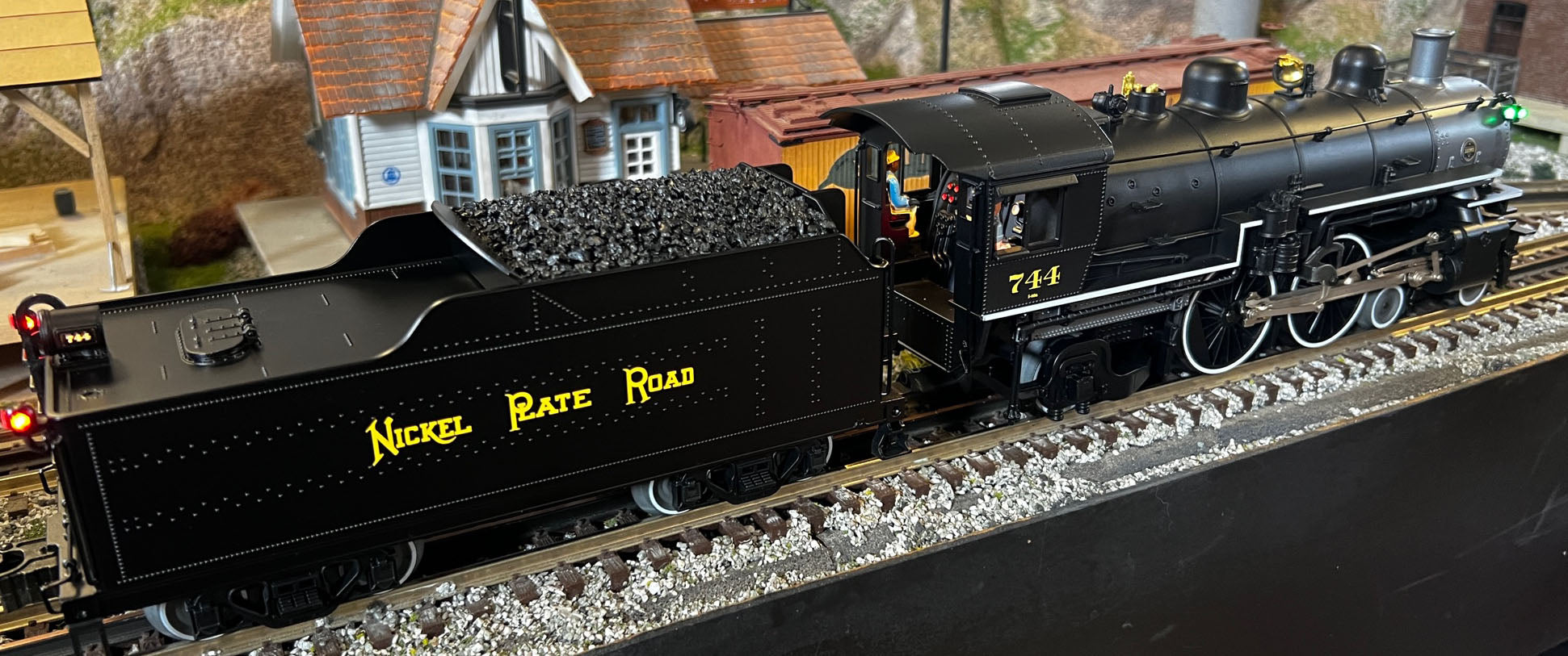 Lionel 2231710 - Legacy Atlantic Steam Locomotive "Nickel Plate Road" #744 - Custom Run for MrMuffin'sTrains