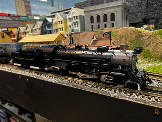 MTH 20-3834-1 - 2-8-2 USRA Light Mikado Steam Engine "Baltimore & Ohio" w/ PS3 #4500 - MrMuffin'sTrains
