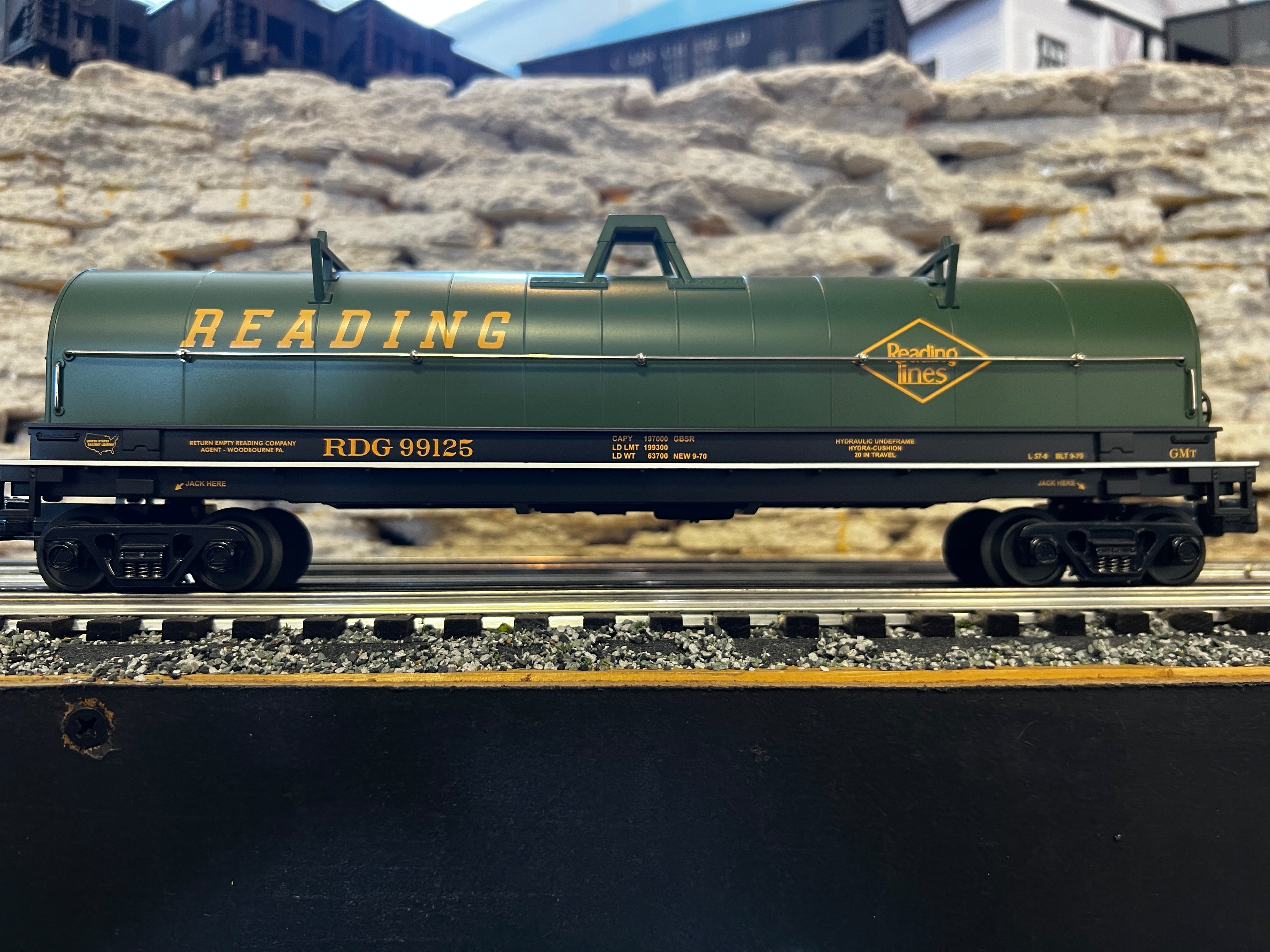 Unboxed Rolling Stock - A pair of Reading Coil Cars - 2 Cars - Second Hand