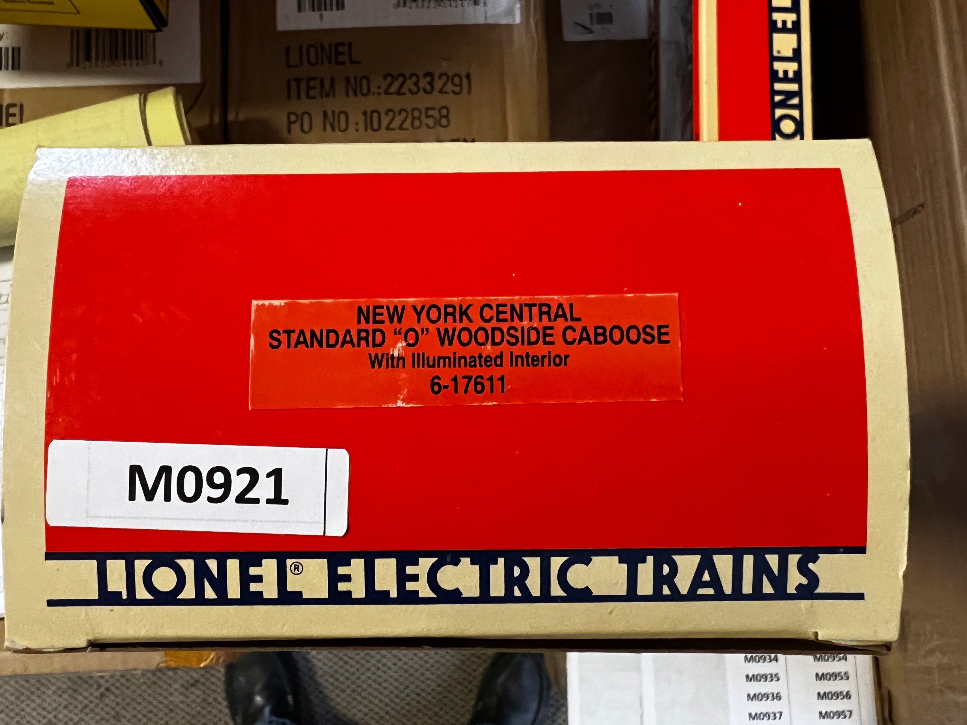 Lionel 6-17611 - Woodsided Caboose - New York Central - Second Hand - M0921