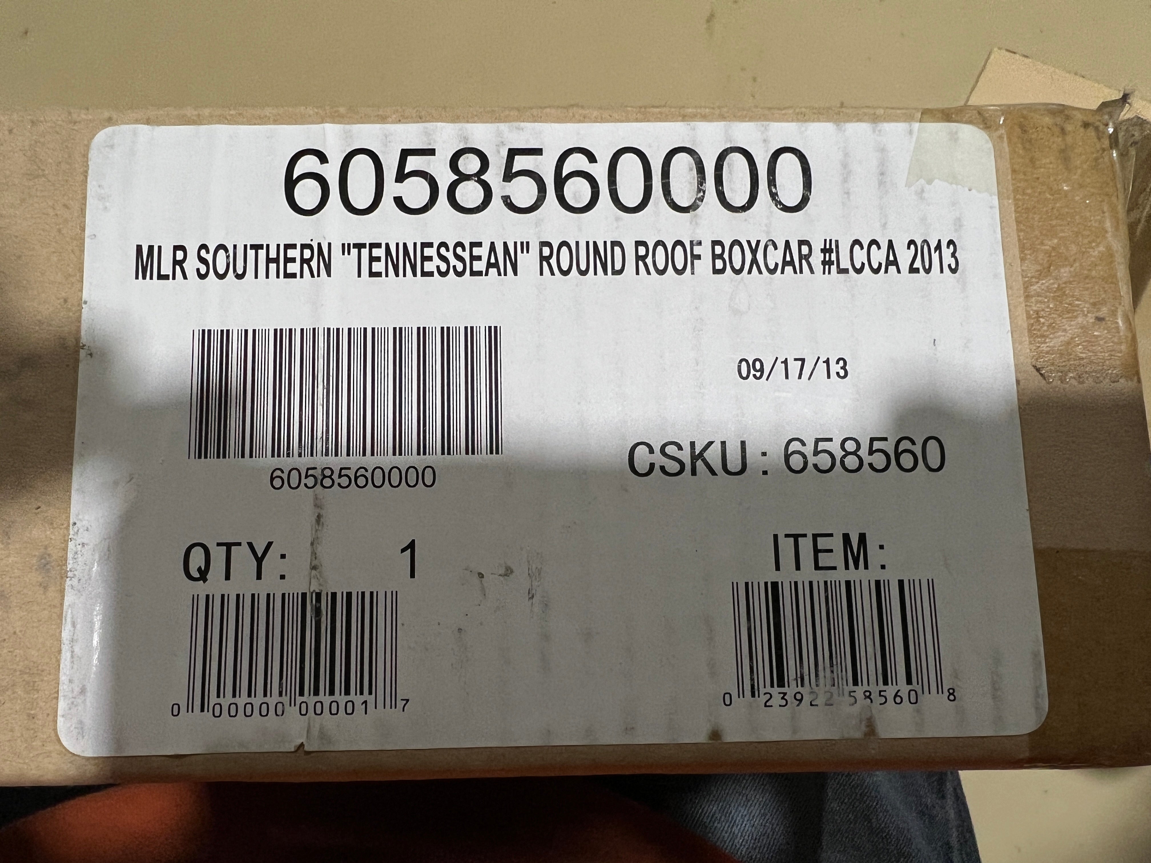 Lionel 6-58560 -  Southern Single-Door Roundroof Boxcar -Second Hand-M1223