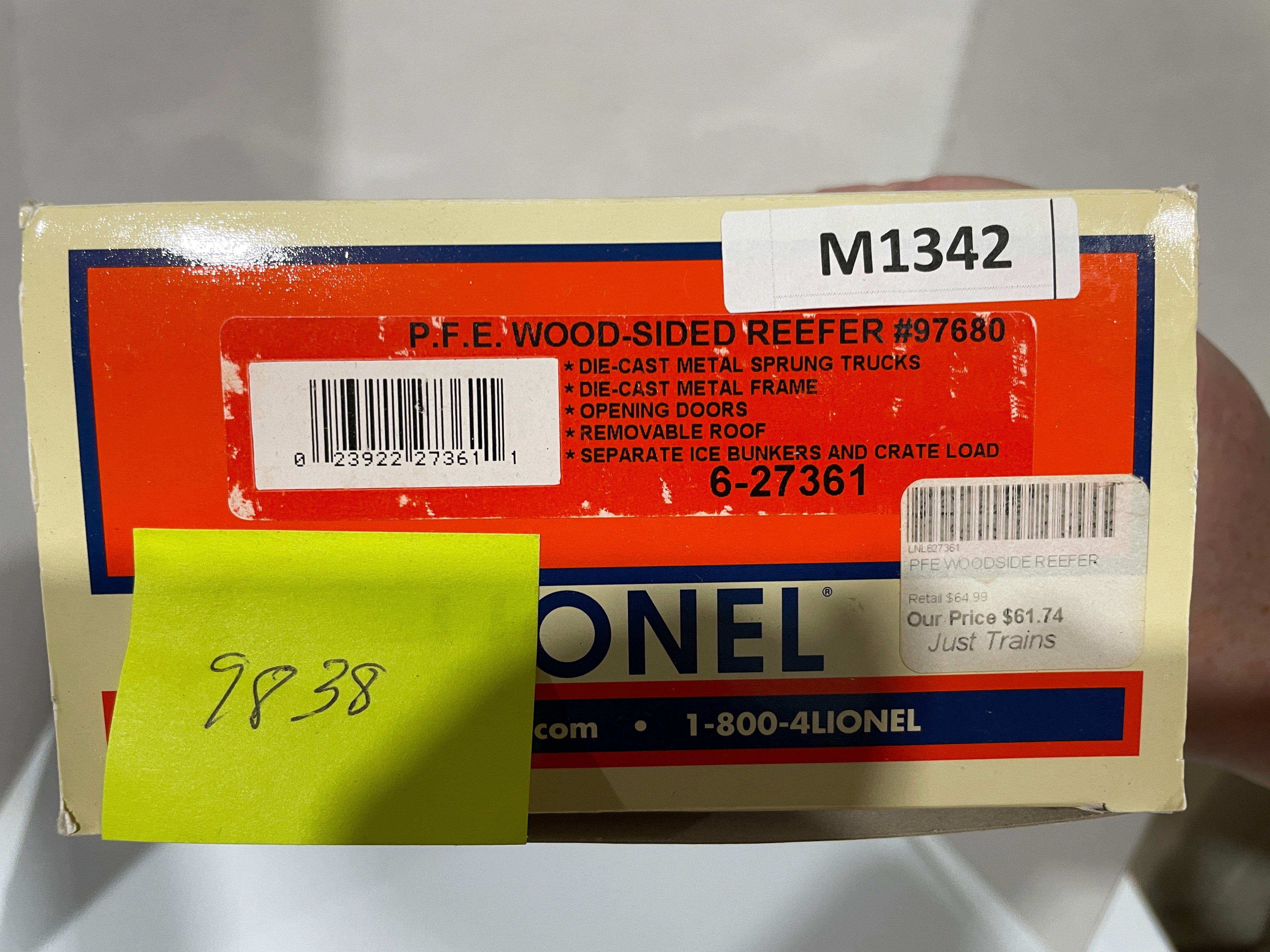 Lionel 6-27361 - PFE Woodsided Reefer - Second Hand - Second Hand - M1342