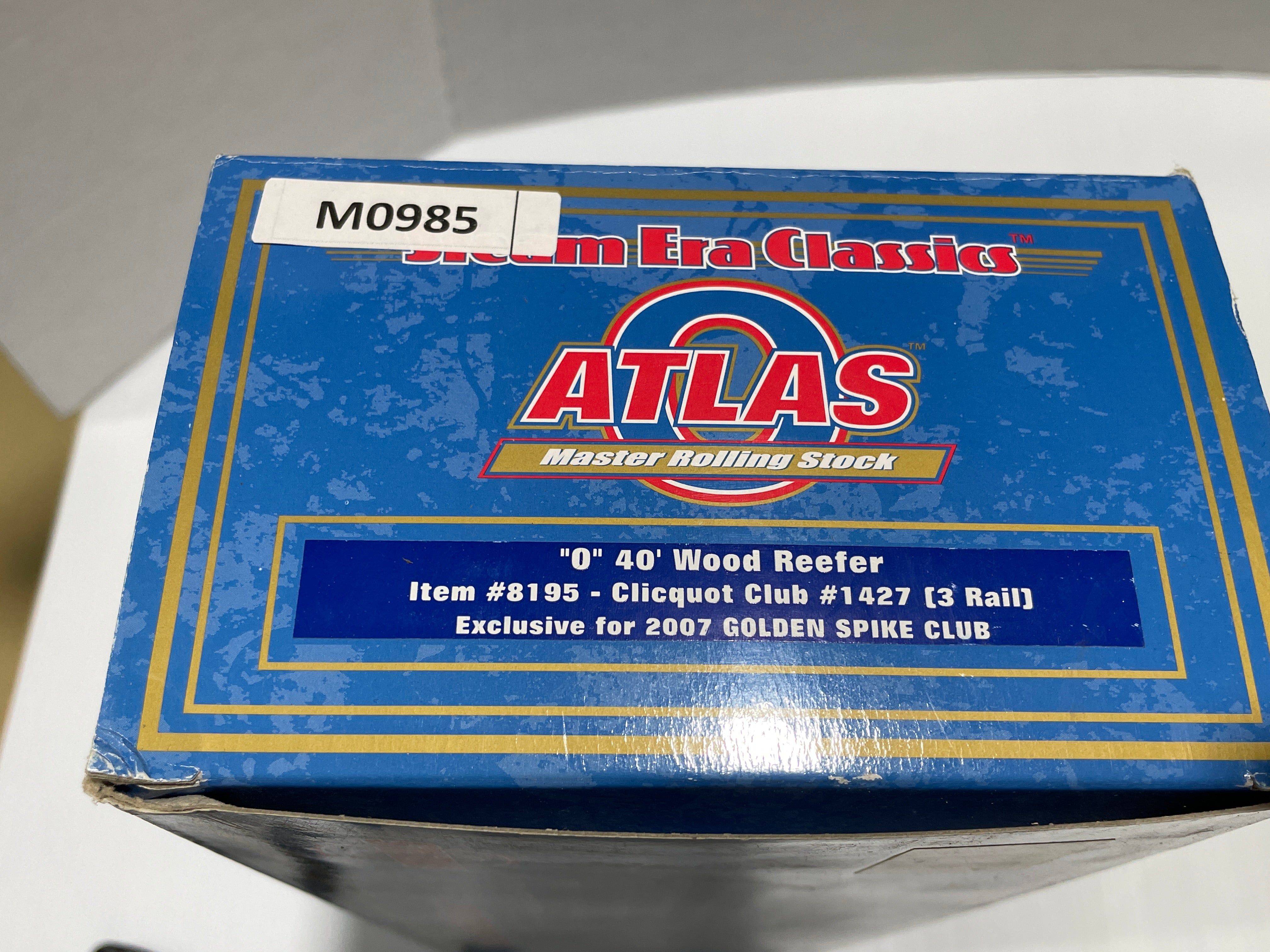 Atlas O - 8195-1 - 40' Woodside Reefer - Clicquot Club - Second Hand - M0985