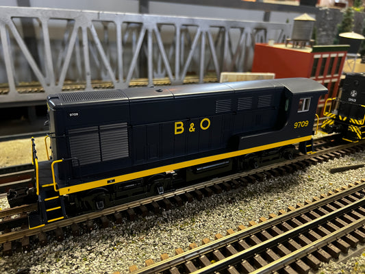 MTH 30-21036-1 - RailKing - FM H10-44 Diesel Engine "Baltimore & Ohio" #9709 w/ PS3 - Custom Run for MrMuffin'sTrains - MrMuffin'sTrains