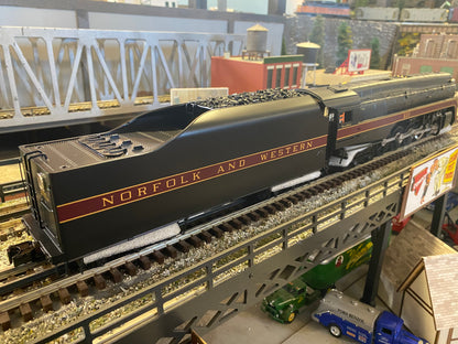 MTH 20-3773-1 - 4-8-4 J Steam Locomotive "Norfolk & Western" 611 (Spirit of Roanoke) w/ PS3 (Hi-Rail Wheels) #611 (Spirit of Roanoke) - MrMuffin'sTrains