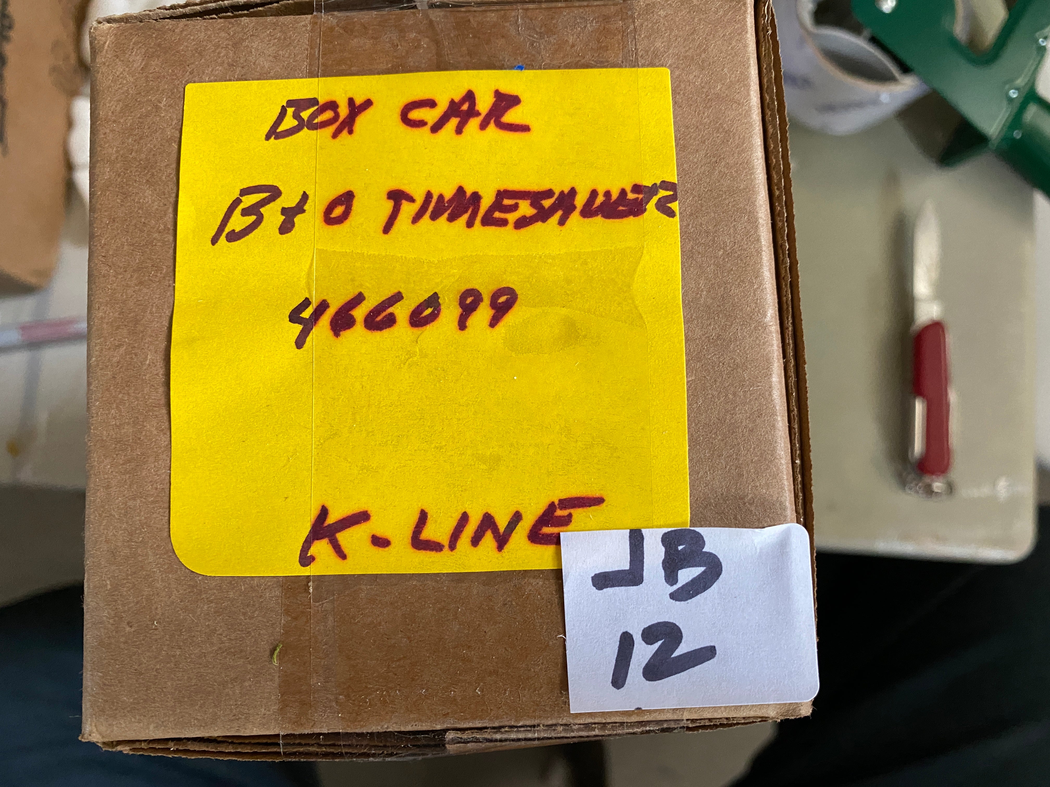 K-Line K761-1093 - Box Car "Baltimore & Ohio" (Timesaver) #466099 - Second Hand
