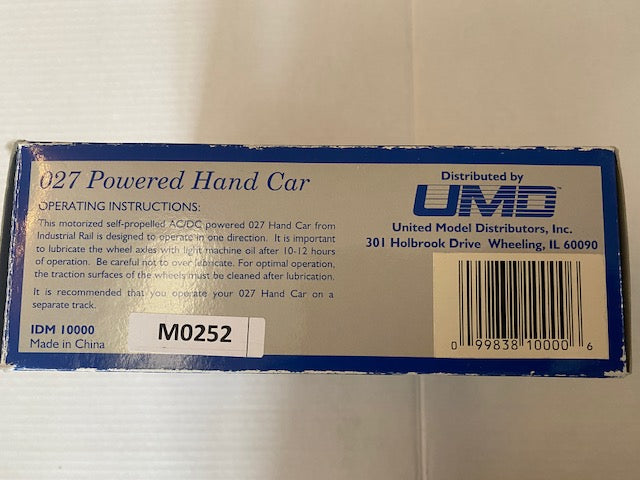 Industrial Rail - 027 Powered Hand Car - Second Hand - M0252