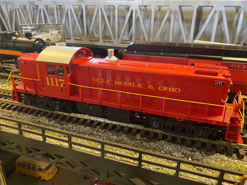 MTH Premier EMD F-7 A&B Unit Diesel engines – Gulf Mobile & Ohio