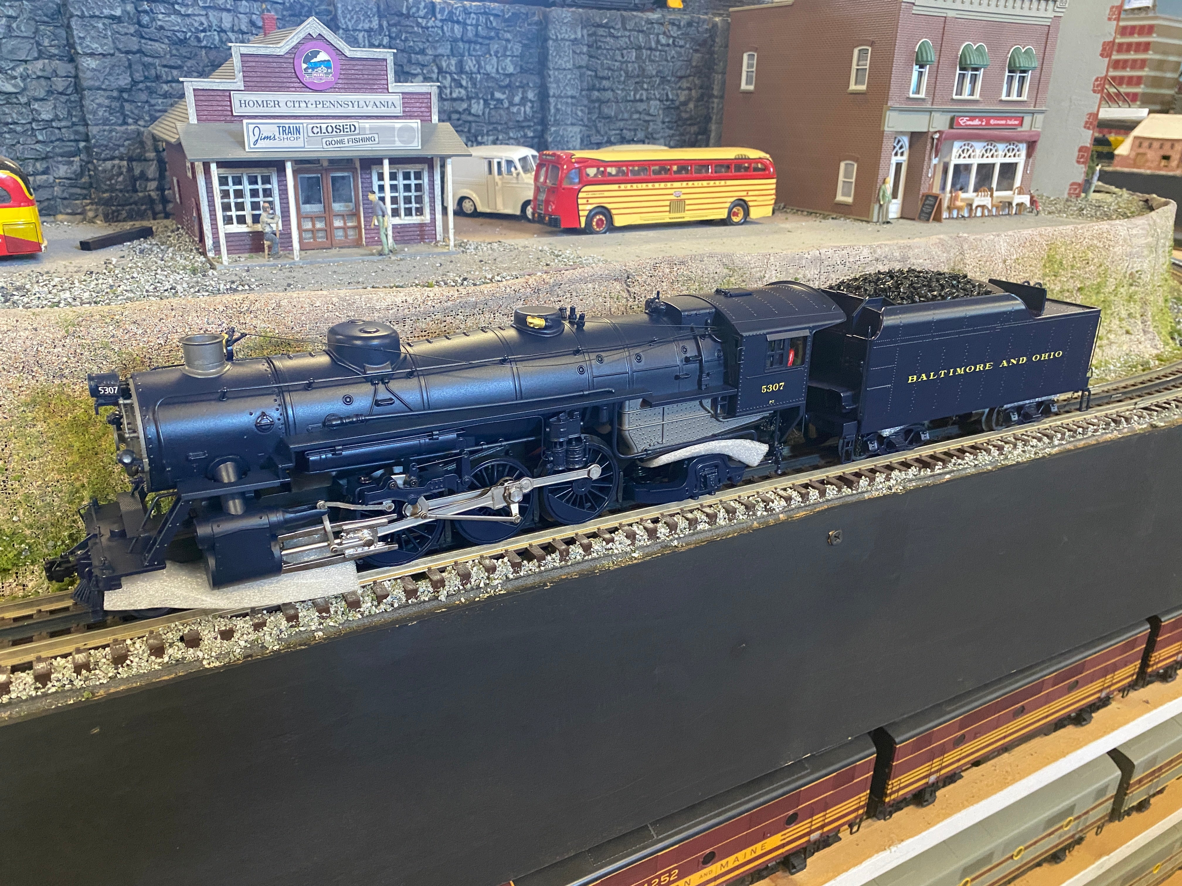 MTH 20-3815-1 - 4-6-2 USRA Pacific Steam Engine "Baltimore & Ohio" # 5307 w/ PS3 (Blue w/P47 Tender)