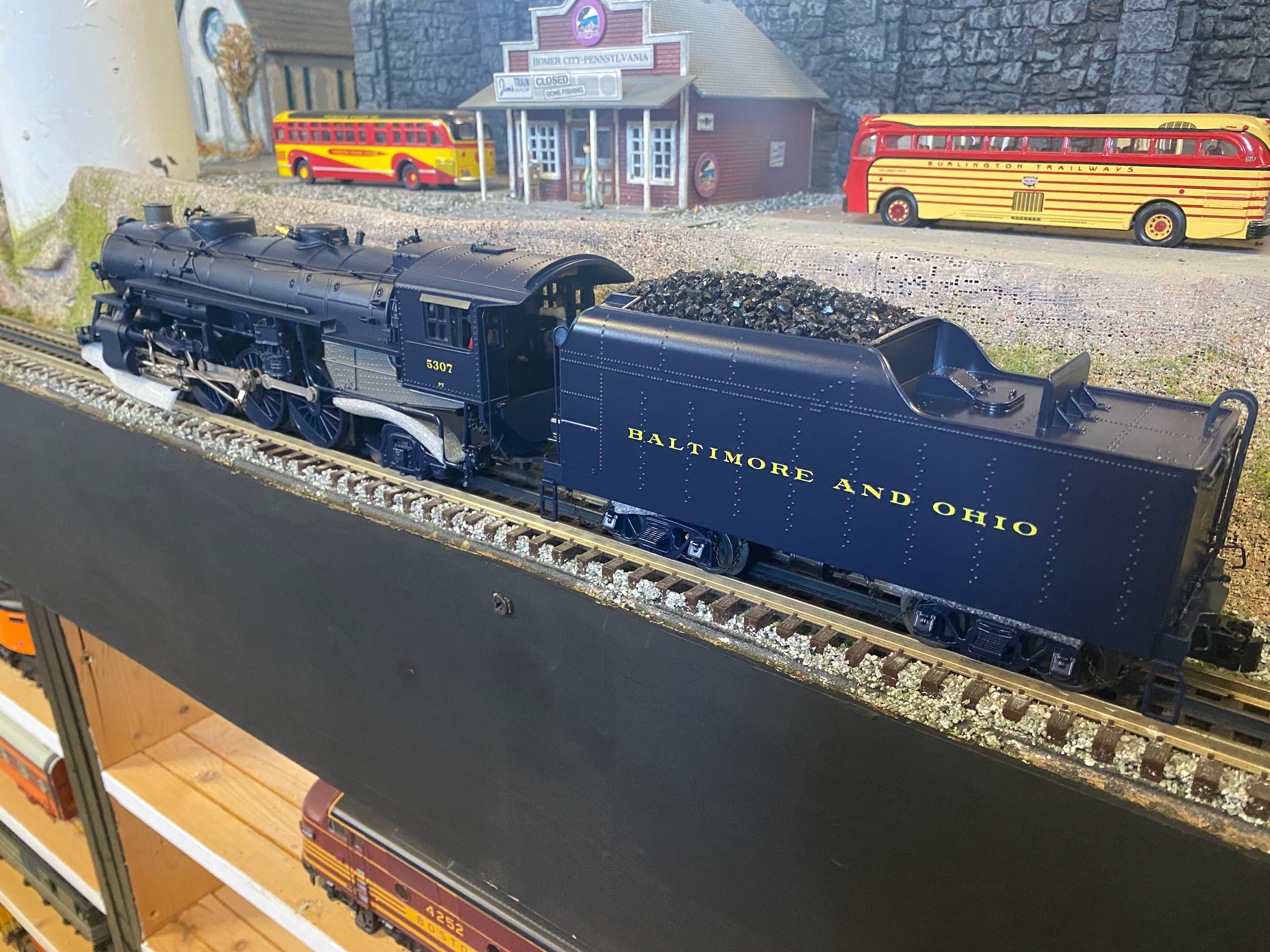 MTH 20-3815-1 - 4-6-2 USRA Pacific Steam Engine "Baltimore & Ohio" # 5307 w/ PS3 (Blue w/P47 Tender)