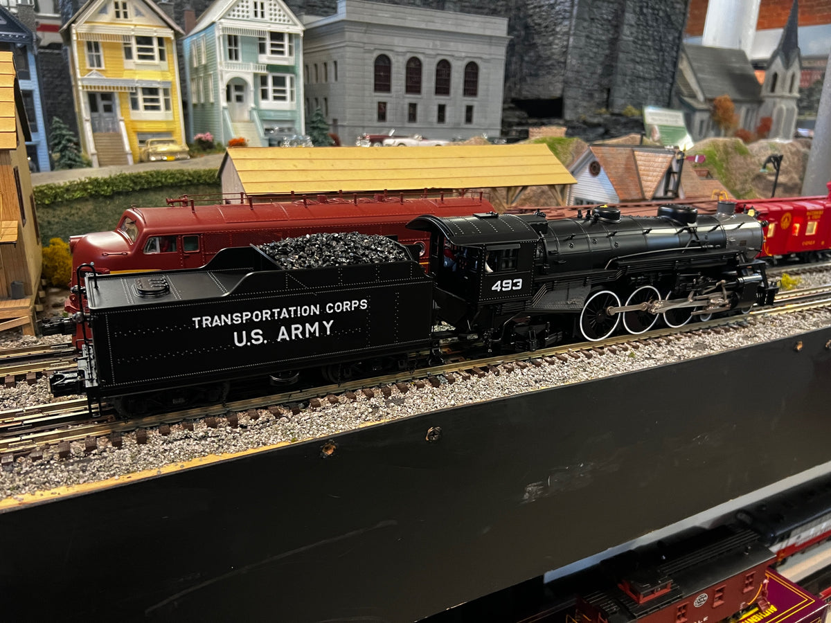 MTH 20-3812-1 - 4-6-2 USRA Pacific Steam Engine "U.S. Army" #493 w/ PS3 - MrMuffin'sTrains