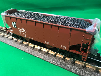 MTH 20-92202 - 2-Bay Offset Hopper Car Set "Santa Fe" (6-Car) - Set #2 - MrMuffin'sTrains