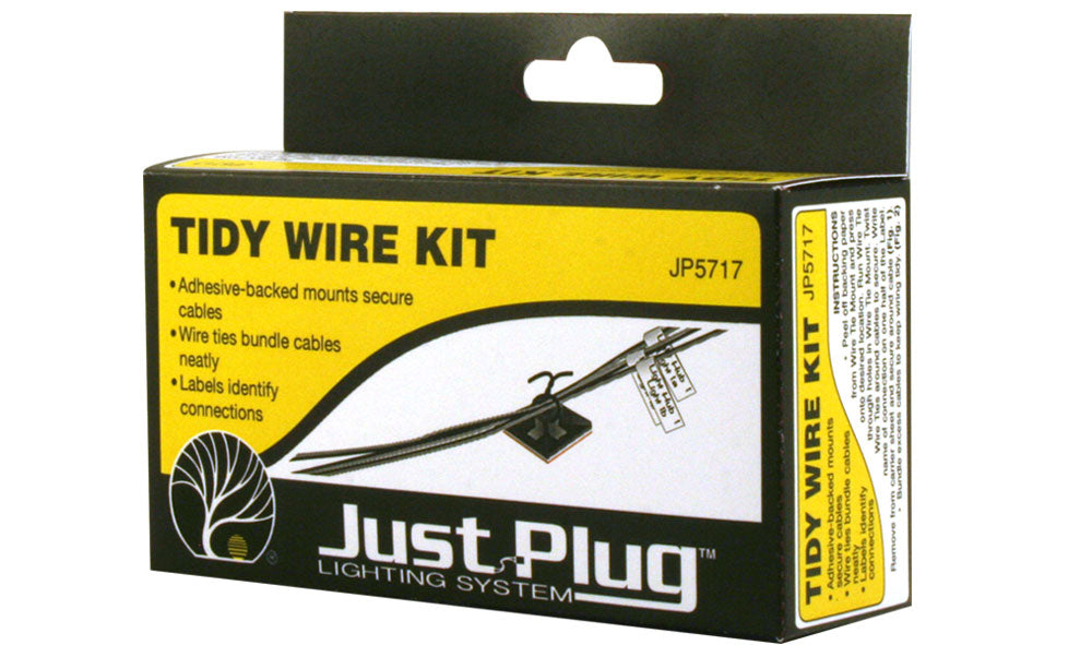 Woodland Scenics JP5717 - Just Plug - Tidy Wire Kit