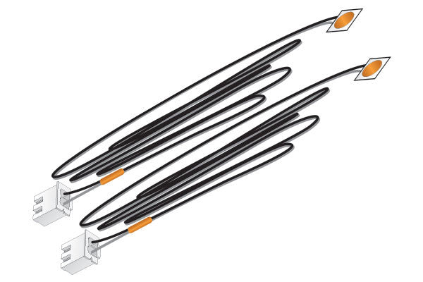 Woodland Scenics JP5736 - Just Plug - LED Stick-On Lights (Orange) 30 mA each - MrMuffin'sTrains