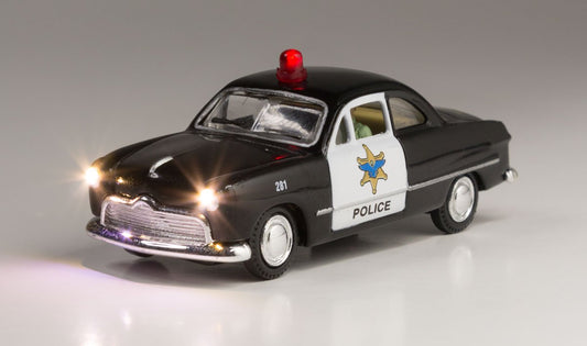 Woodland Scenics JP5973 - Just Plug - Police Car - MrMuffin'sTrains