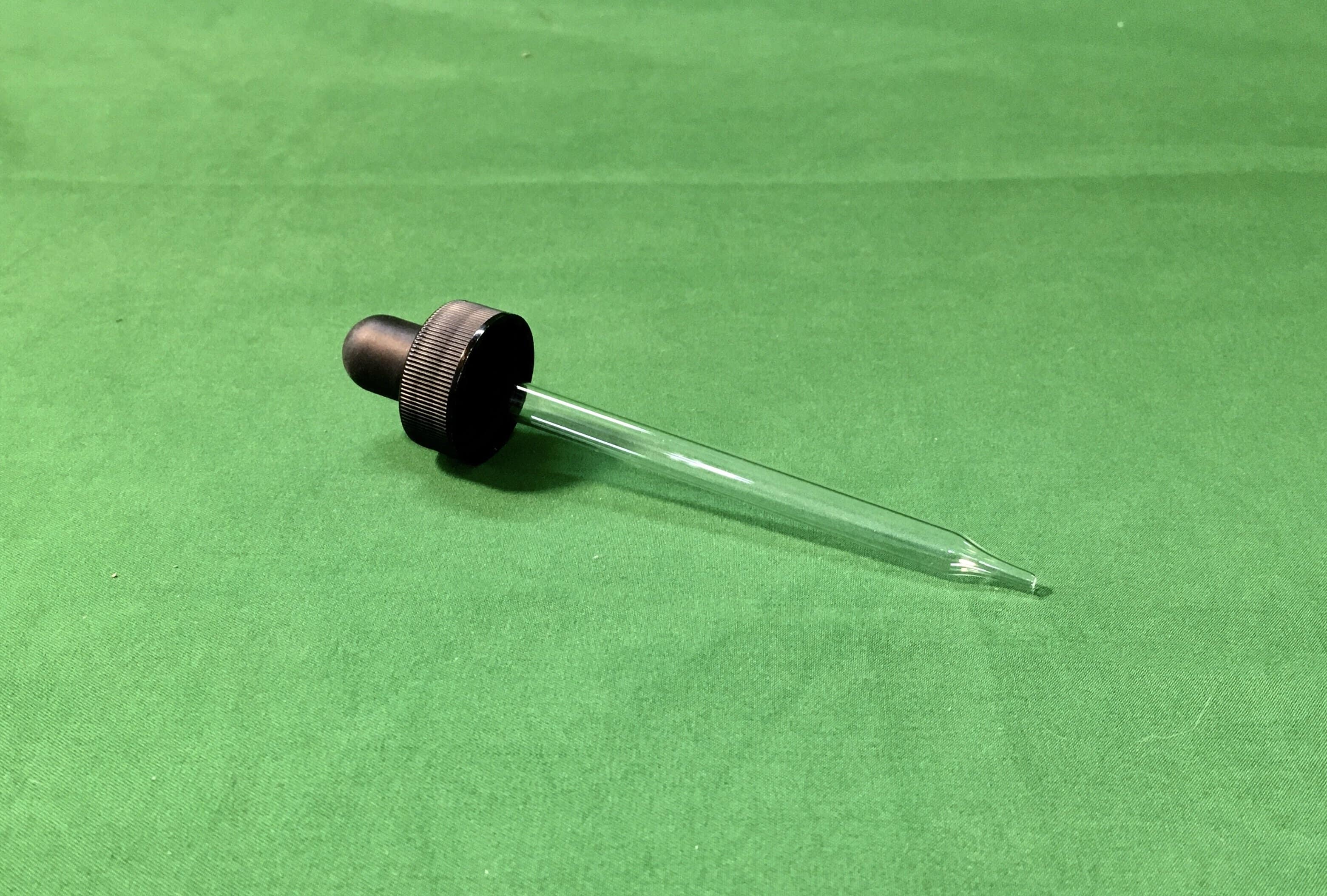 JT's Mega-Steam Smoke Fluid - Replacement Glass Dropper for 8 Oz Bottles 