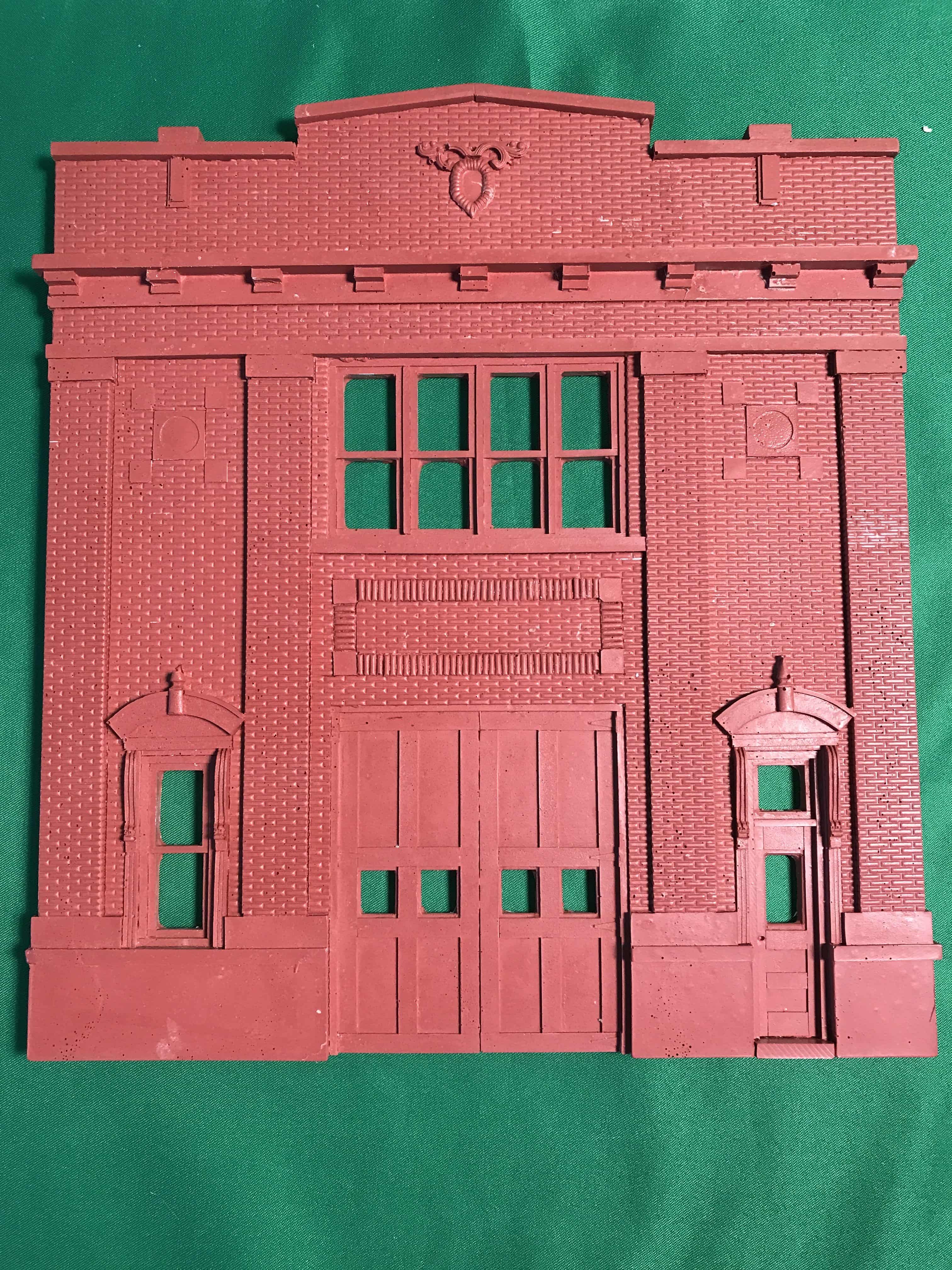 Korber Models #D0073 - O Scale - Front Wall Fire Station 