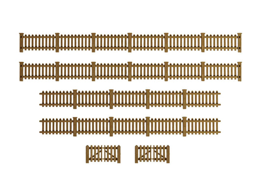 Lionel 1930160 - Picket Fence (Brown) 
