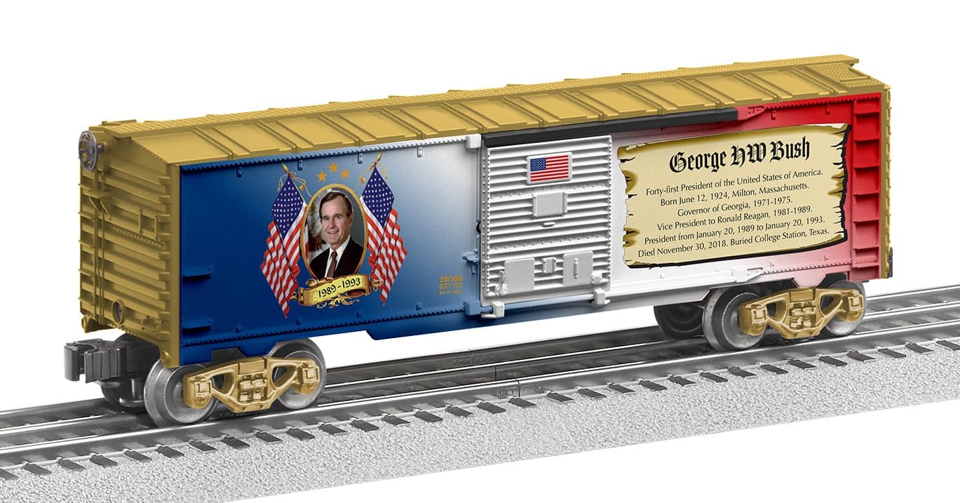 Lionel 2038050 - Presidents of the US Boxcar "George H. W. Bush" 