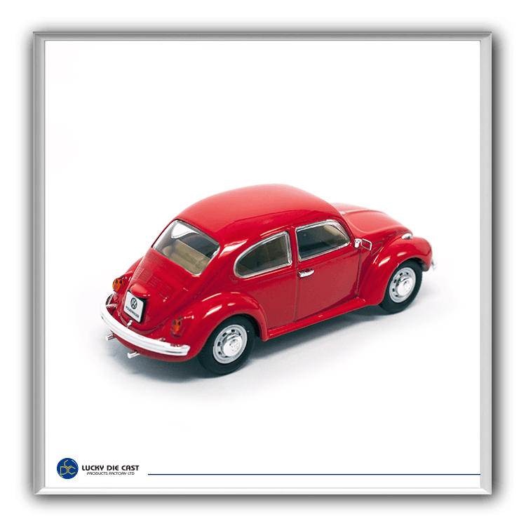 Lucky Die Cast 43219 - 1972 Volkswagen Beetle Sedan (Red) 1/43 Diecast Car 
