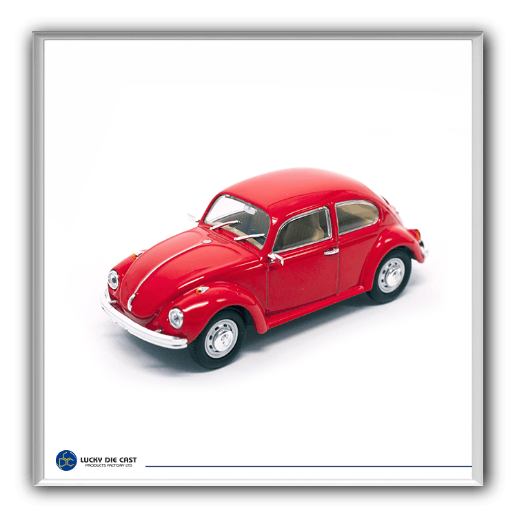 Lucky Die Cast 43219 - 1972 Volkswagen Beetle Sedan (Red) 1/43 Diecast Car 