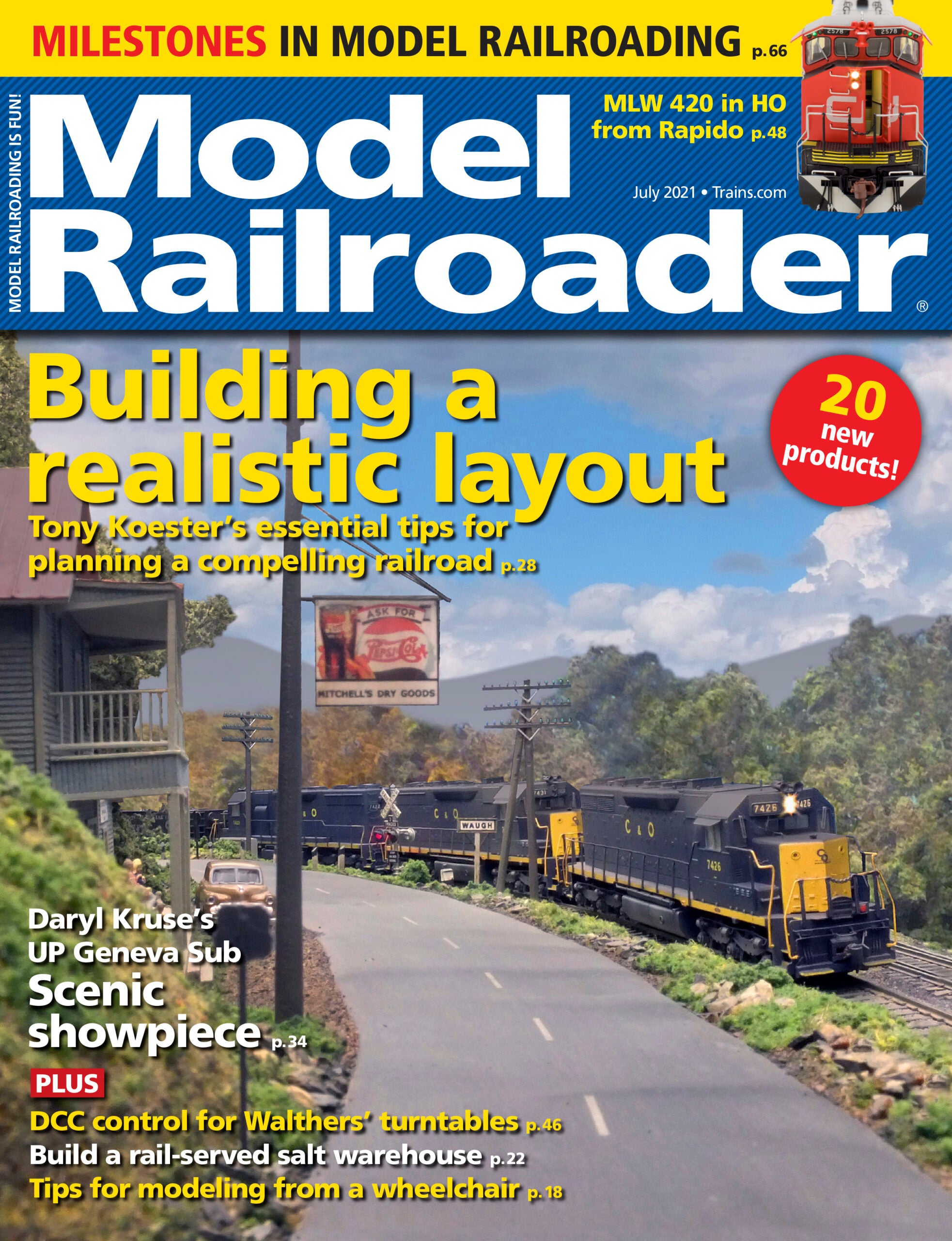 Model Railroader - Magazine - Vol. 88 - Issue 07 - July 2021
