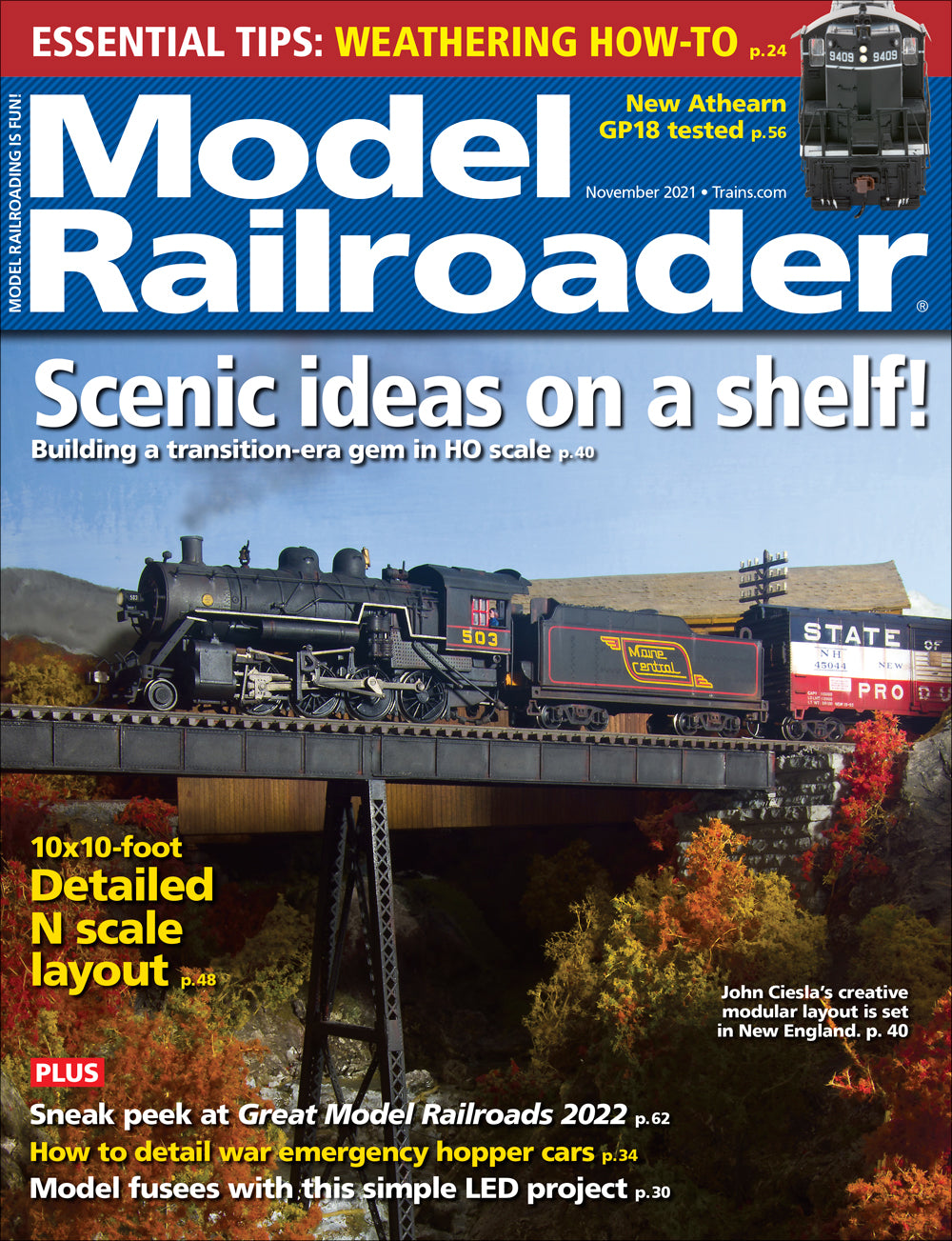 Model Railroader - Magazine - Vol. 88 - Issue 11 - November 2021