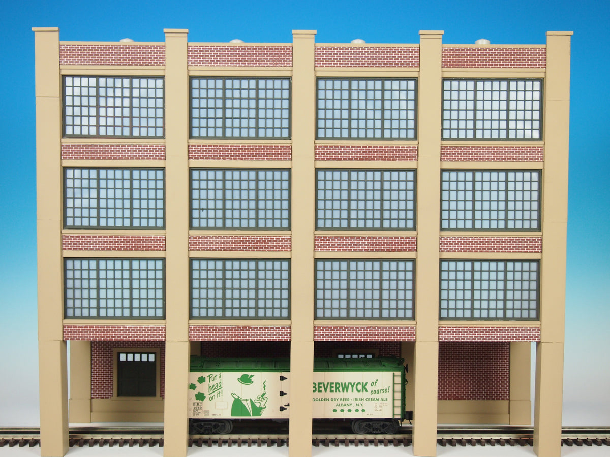 Korber Models #MRS2000 - O Scale - Ted’s Textiles Background Building Kit - MrMuffin'sTrains