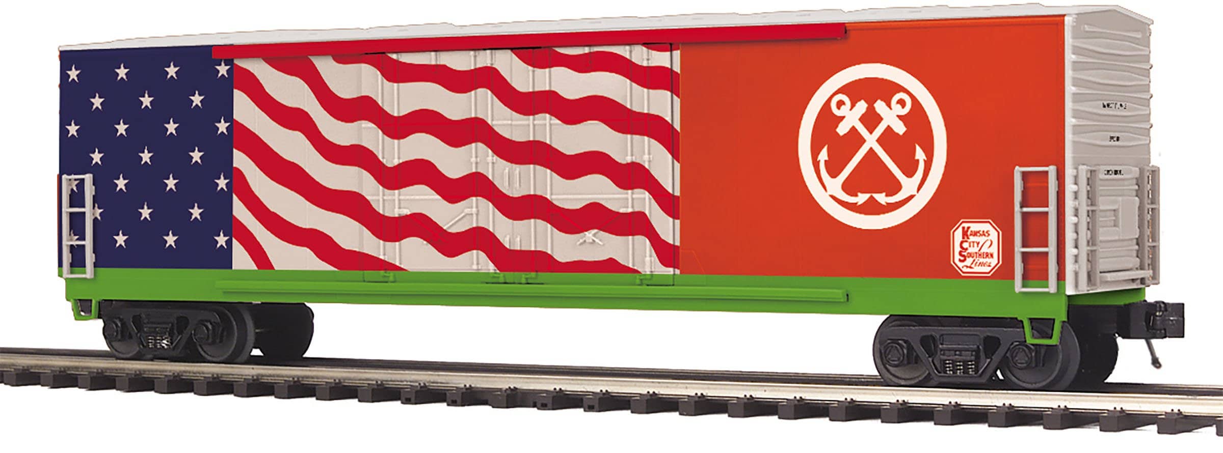 MTH 20-93872 - 50' Dbl. Door Plugged Boxcar "Kansas City Southern" 