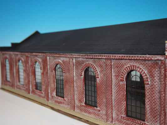 Korber Models #307 - O Scale - 3 Stall Trolley Barn Kit - MrMuffin'sTrains