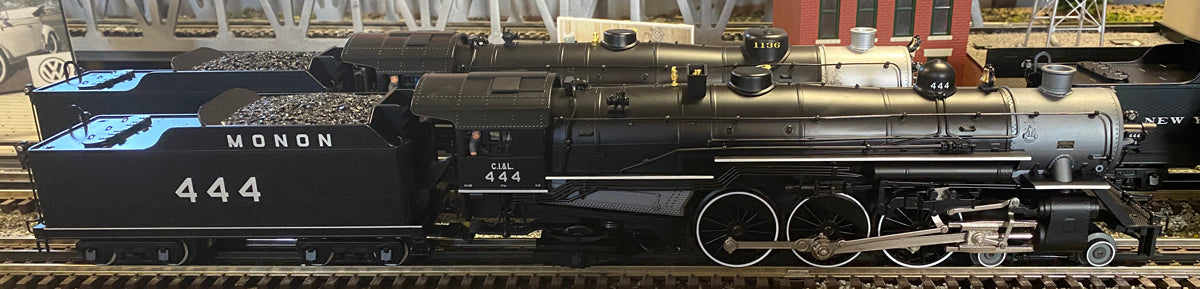 Lionel 2131690 - Legacy USRA Pacific Steam Locomotive "Monon" #444 - Custom Run for MrMuffin'sTrains -Second Hand-M1304