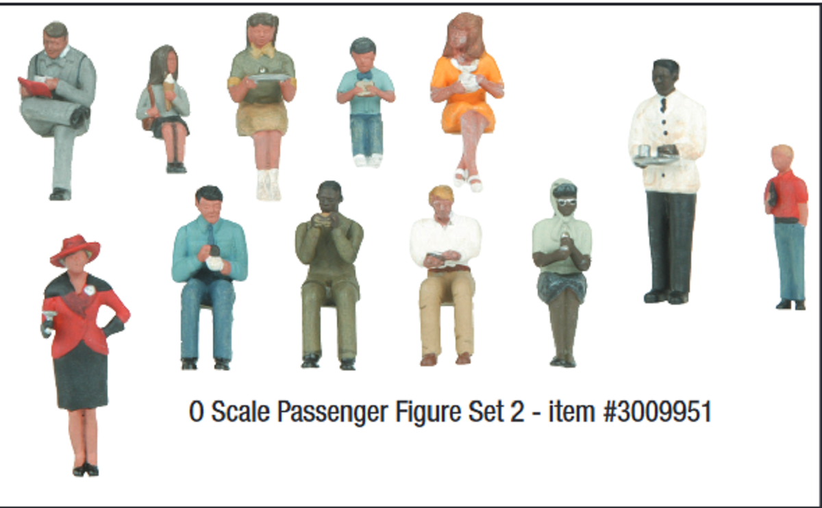 Atlas O 3009951 - Passenger Figure Set #2 (12-Pack)