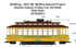 MTH 30-5202 - Bump-n-Go Trolley "Atlanta, IN" - Custom Run for MrMuffin'sTrains