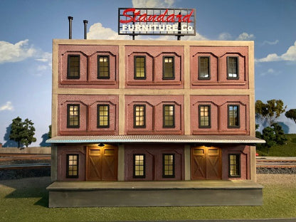 Korber Models #708 - O Scale - Background Furniture Factory Kit - MrMuffin'sTrains