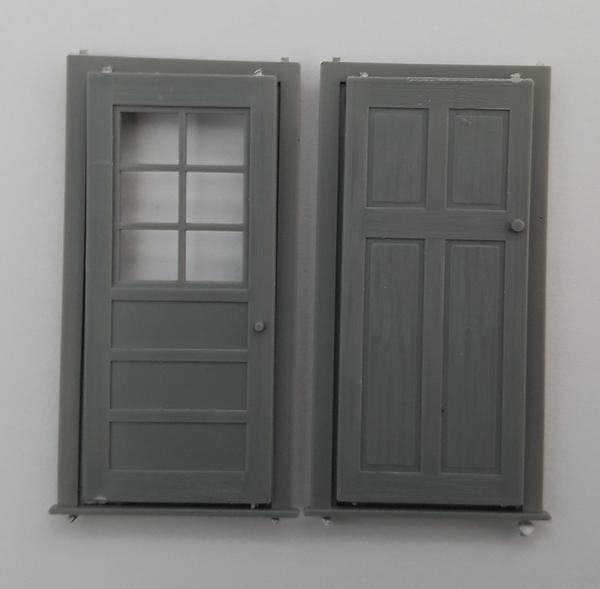 Korber Models #D0020 - O Scale - Entry Door (4-Pack)