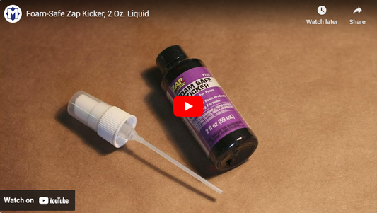 Zap-A-Gap PT-28 - Foam Safe Kicker (2 Oz) Liquid