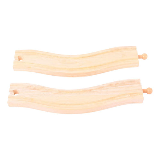 BigJigs BJT173 - Wavy Track (2-Pack) - MrMuffin'sTrains
