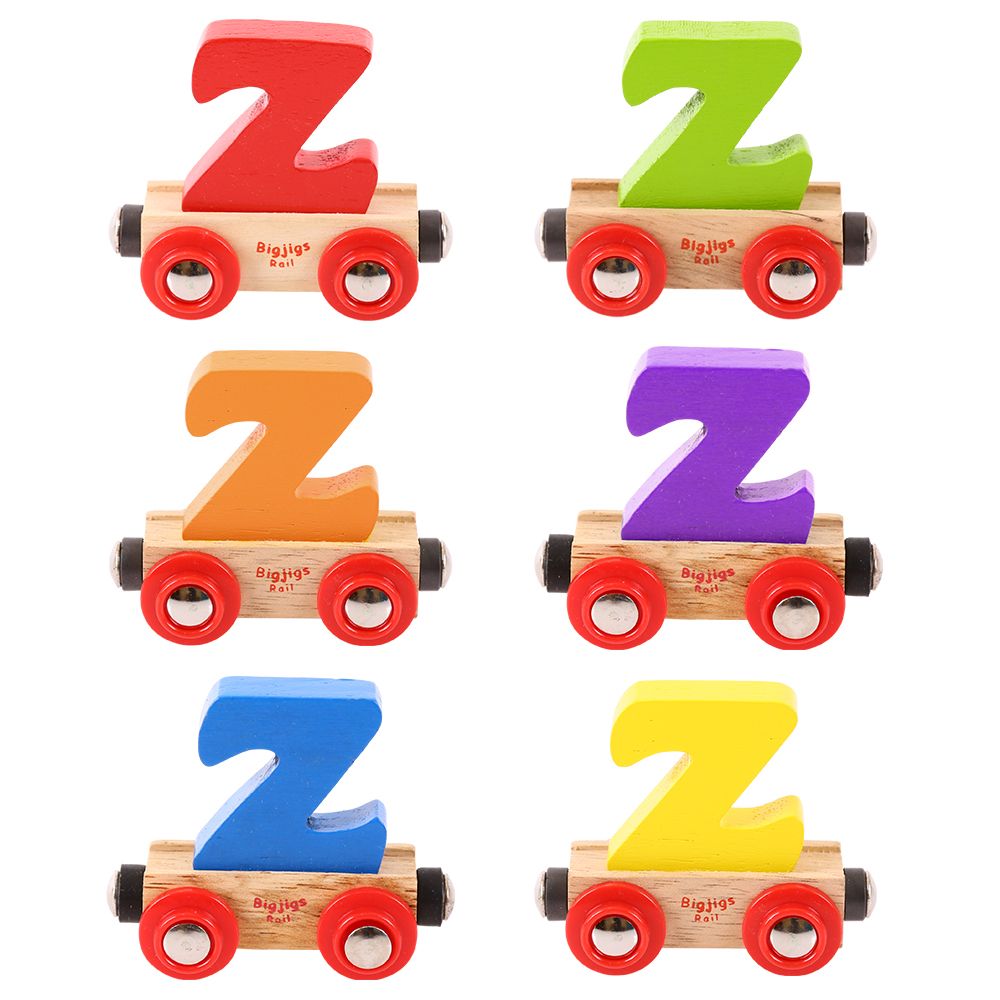 BigJigs BR126 - Rail Name Letter Z (Colors Vary)