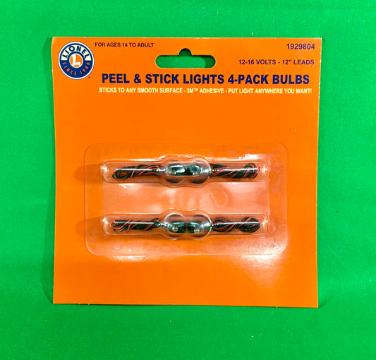 Lionel 1929804 - Peel & Stick Lights (4-Pack) - MrMuffin'sTrains