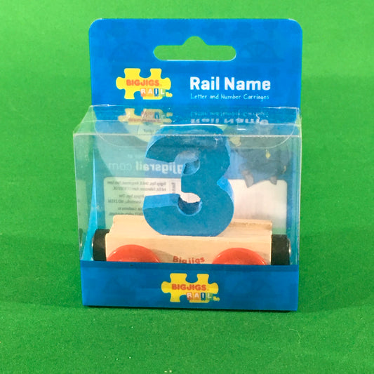 BigJigs BR133 - Rail Name No.3 (Colors Vary) - MrMuffin'sTrains