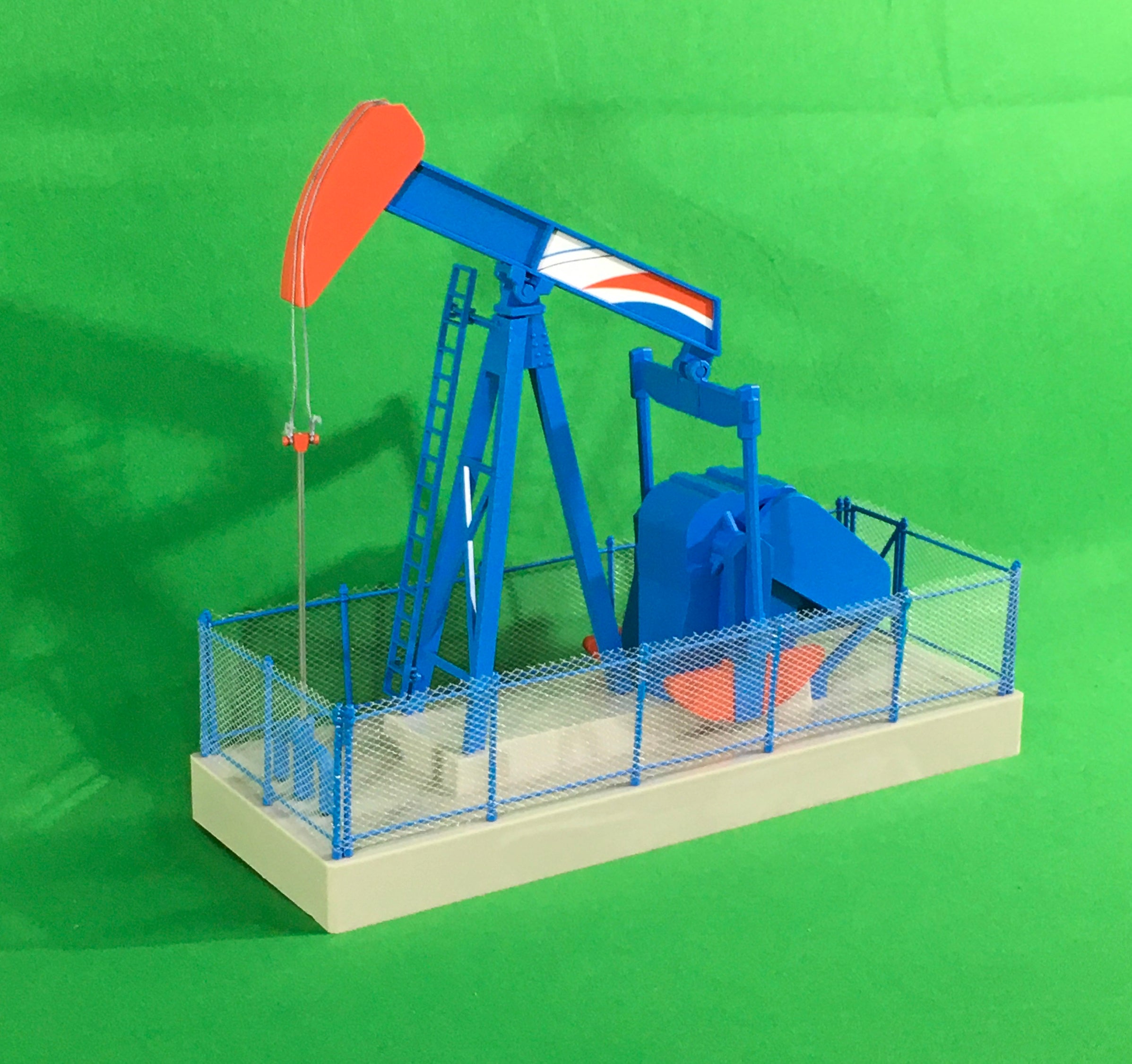 Atlas O 66908 - Operating Oil Pump (Red, White & Blue)